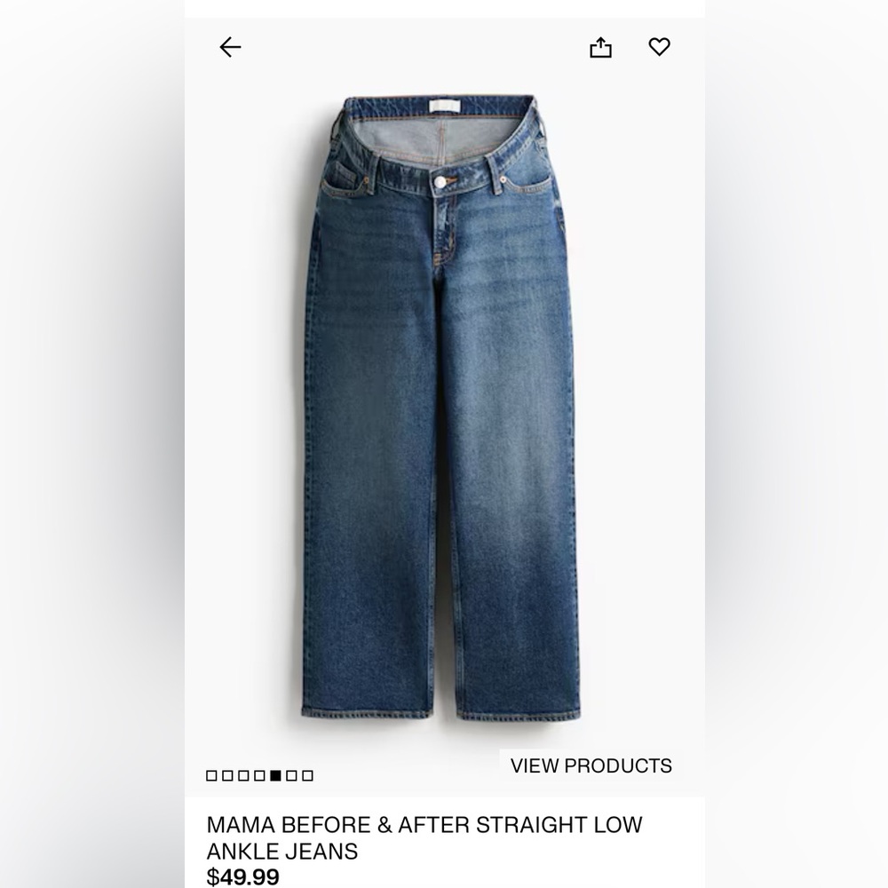 Maternity Before & After Straight Leg Jeans